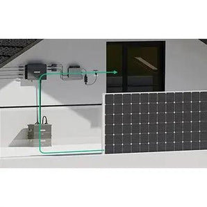 Balkonkraftwerk 800W - 2x JA Solar Modul Hoymiles Wechselrichter Komplettset, 2x Zendure Zusatzbatterie - NYLYN